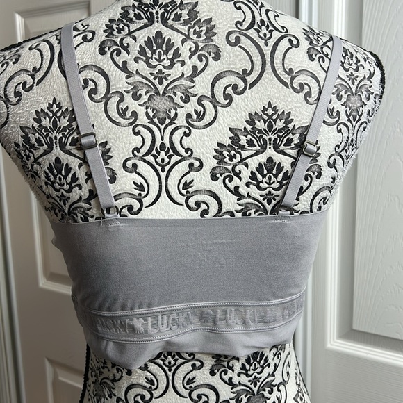 Lucky Brand 2 Wirefree Padded Floral Gray LVD00159 NEW - Picture 11 of 11